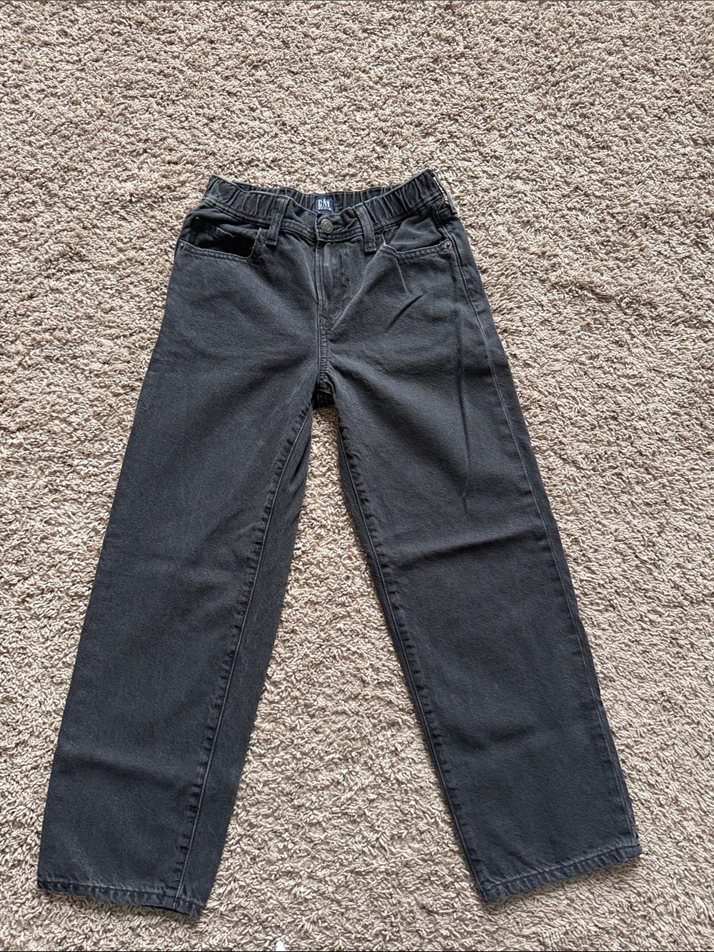 Gap Kids Black Straight-Leg Jeans